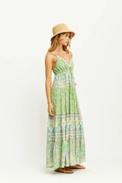 Sacramento Maxi Dress - Apple -Dress Shop 01 1210