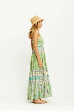 Sacramento Maxi Dress - Apple -Dress Shop 01 1218