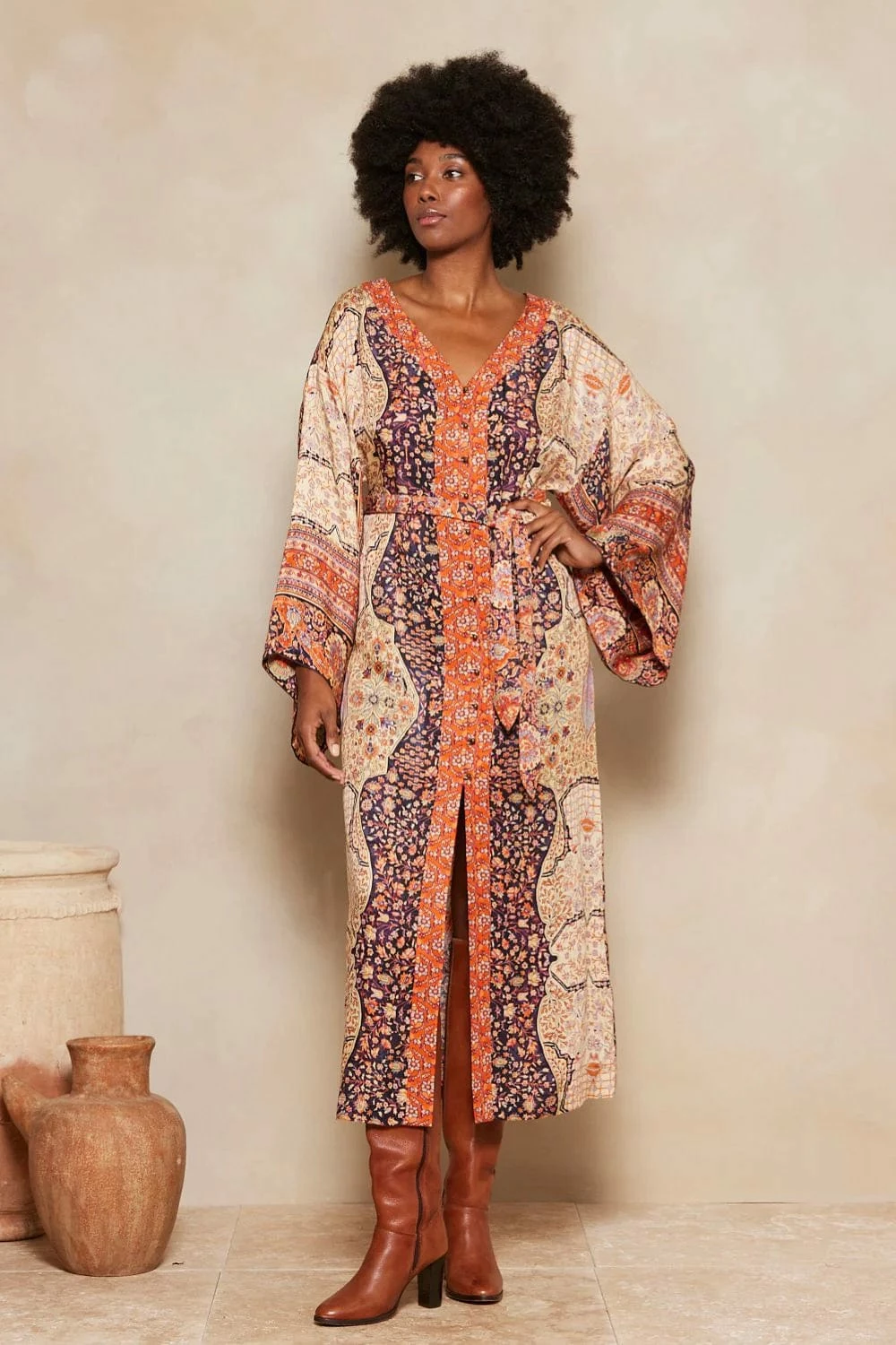 Gaia Juno Robe Dress - Gaia Multi 1 Gaia Juno Robe Dress - Gaia Multi