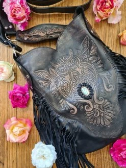 Owl Fringe Bag - Black 12 Owl Fringe Bag - Black -Dress Shop 20221121 173350