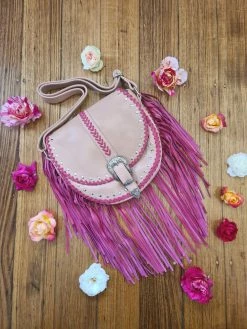 Esmeralda Bag - Nat/Fuchsia