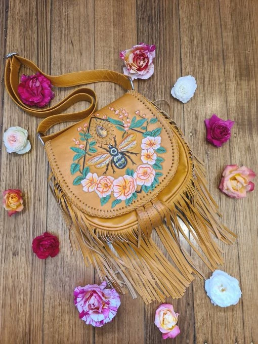 Bumble Bee Bag - Tan Labradorite -Dress Shop 20221121 180619