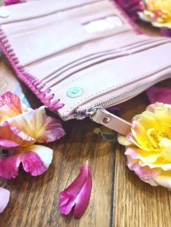 Esmeralda Clutch Bag - Nat/Fuchsia -Dress Shop 20230412 141030