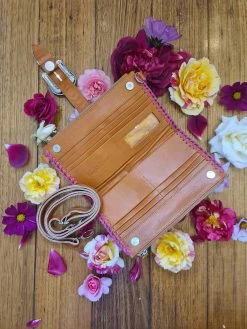 Esmeralda Clutch Bag - Tan/Fuchsia 11 Esmeralda Clutch Bag - Tan/Fuchsia -Dress Shop 20230412 141126