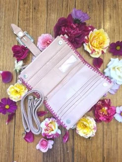 Esmeralda Clutch Bag - Nat/Fuchsia -Dress Shop 20230412 141232