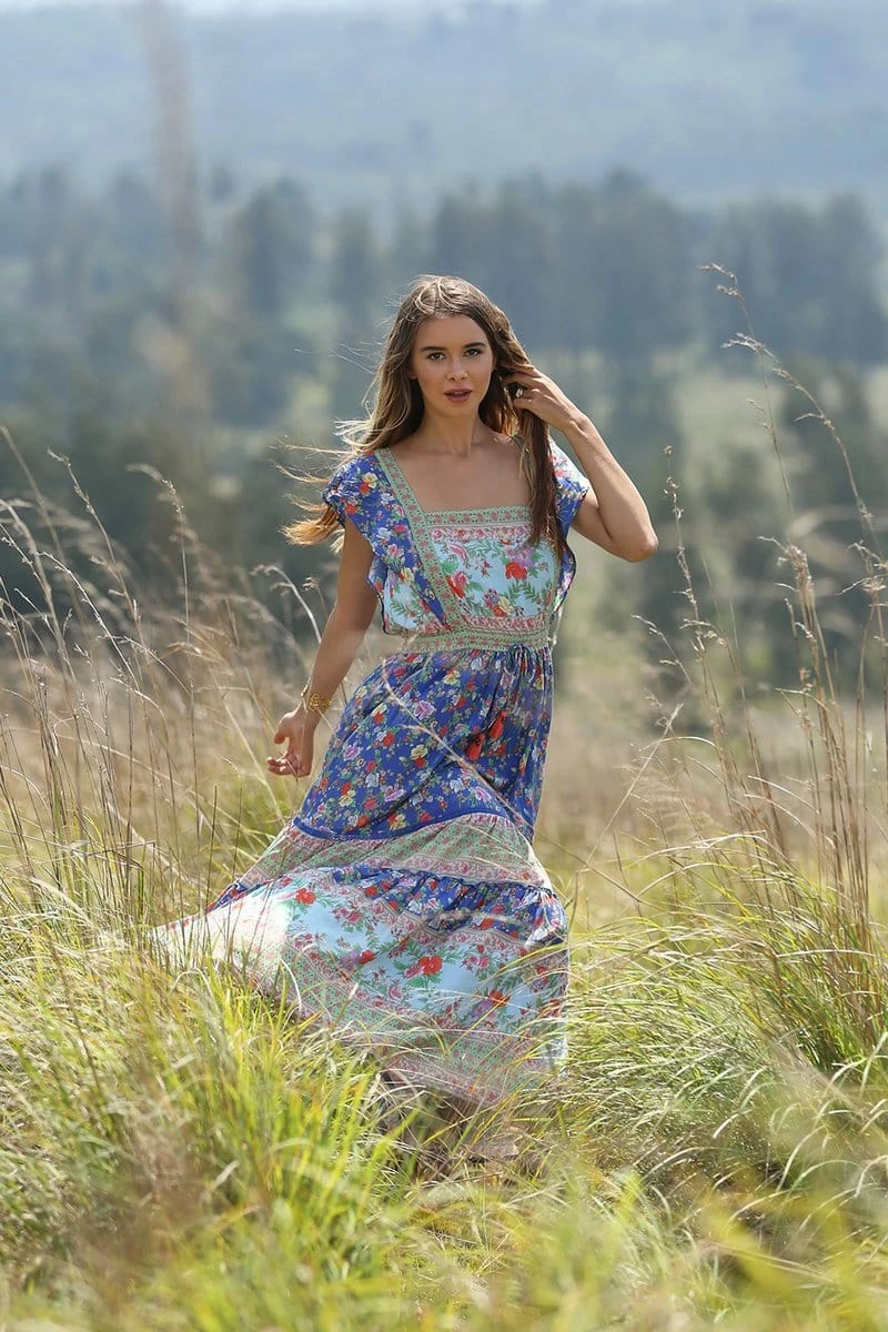 Hannah Maxi Dress - Lapis Lazuli - Preorder 3 Hannah Maxi Dress - Lapis Lazuli - Preorder - Image 3