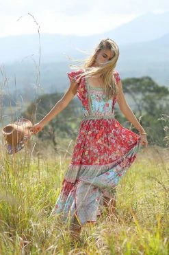 Hannah Maxi Dress - Rococco Red - Preorder -Dress Shop HANNAH MAXI DRESS ROCOCO RED 3 800x 70921e0f db78 4156 84a5 def41d96c1eb