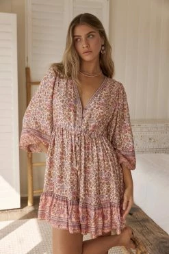 Seaside Mini Dress - Sunset