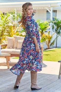 Eve Midi Dress - Carnation 14 Eve Midi Dress - Carnation -Dress Shop JaaseEveMidiDress Carnation GypsyandWolf3