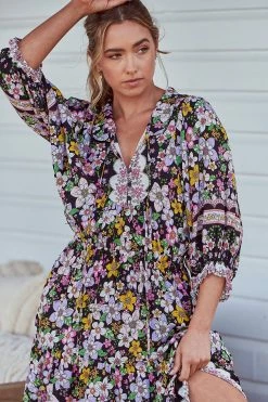 Jasmine Midi Dress - Firefly -Dress Shop JaaseJasmineMidiDress Firefly GypsyandWolf5