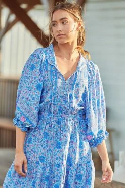 Jasmine Midi Dress - Kai -Dress Shop JaaseJasmineMidiDress Kai GypsyandWolf3