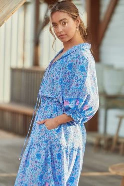 Jasmine Midi Dress - Kai -Dress Shop JaaseJasmineMidiDress Kai GypsyandWolf5