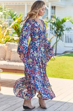 Teresa Maxi Dress - Carnation -Dress Shop JaaseTeresaMaxiDress Carnation GypsyandWolf4