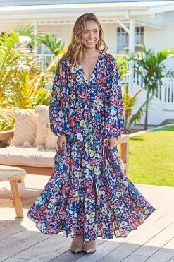 Teresa Maxi Dress - Carnation -Dress Shop JaaseTeresaMaxiDress Carnation GypsyandWolf6