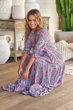 Tillie Maxi Dress - Bonnie -Dress Shop JaaseTillieMaxiDress Bonnie GypsyandWolf14