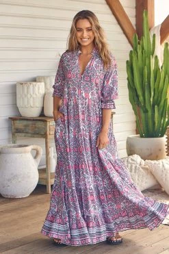 Tillie Maxi Dress - Bonnie -Dress Shop JaaseTillieMaxiDress Bonnie GypsyandWolf3