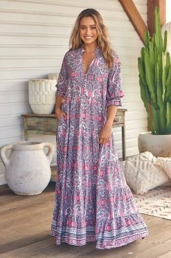 Tillie Maxi Dress - Bonnie -Dress Shop JaaseTillieMaxiDress Bonnie GypsyandWolf4