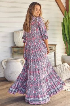 Tillie Maxi Dress - Bonnie -Dress Shop JaaseTillieMaxiDress Bonnie GypsyandWolf8