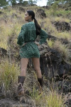 Laura Shirt Dress - Emerald - Preorder 12 Laura Shirt Dress - Emerald - Preorder -Dress Shop LAURASHIRTDRESS EMERALD6