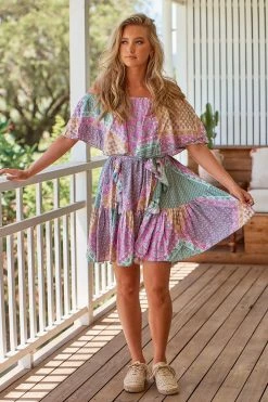 Georgie Mini Dress - Lavender Haze