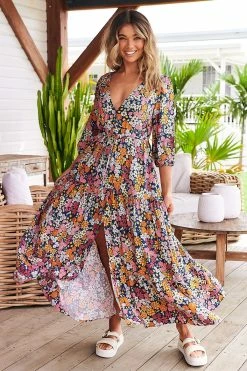 Tessa Maxi Dress - Flowers