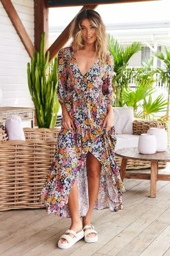Tessa Maxi Dress - Flowers -Dress Shop LOOK2 JAASE 15thMARCH 038