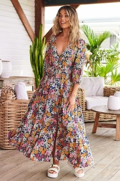 Tessa Maxi Dress - Flowers -Dress Shop LOOK2 JAASE 15thMARCH 042