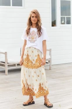 Riya Maxi Skirt - Sundown -Dress Shop LOOK32 JAASE28SEP 2171