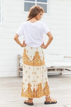 Riya Maxi Skirt - Sundown -Dress Shop LOOK32 JAASE28SEP 2212