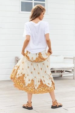 Riya Maxi Skirt - Sundown -Dress Shop LOOK32 JAASE28SEP 2219