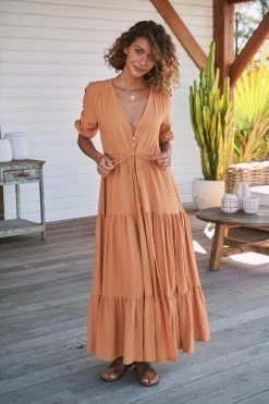 Tessa Maxi Dress - Honey Cotton -Dress Shop LOOK32 JAASE 5thJULY2023 1508 700x 4e5e9123 cf84 4128 92ad 776698805f6c