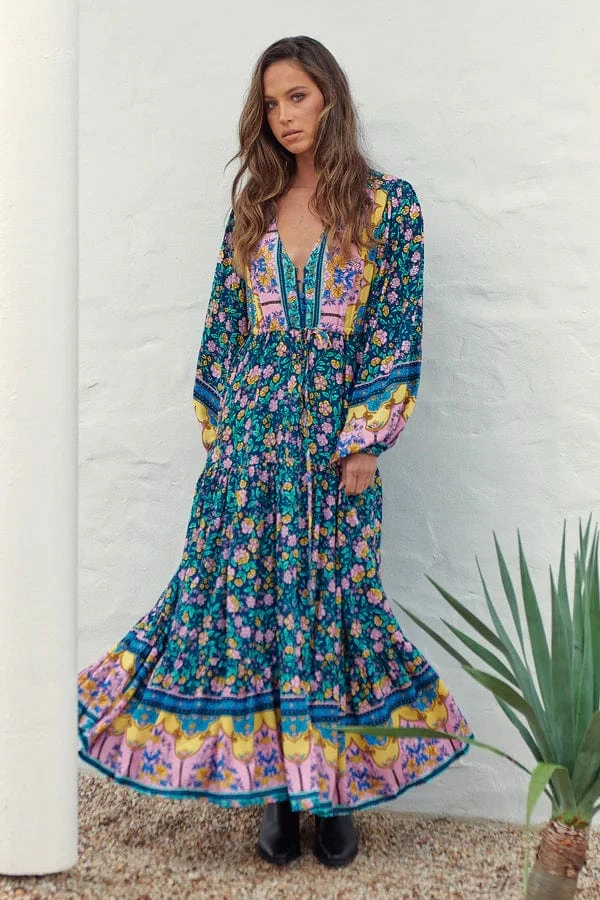Teresa Maxi Dress - Posy 2 Teresa Maxi Dress - Posy - Image 2