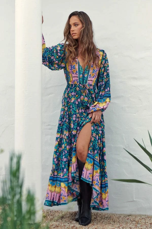 Teresa Maxi Dress - Posy 5 Teresa Maxi Dress - Posy - Image 5