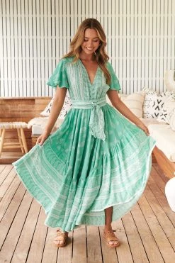 Taurus Maxi Dress - Peppermint