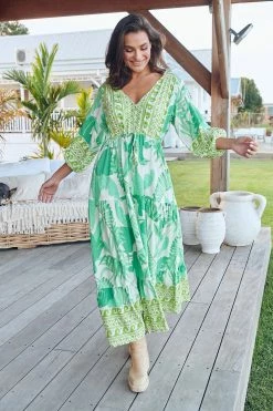 Ebony Maxi Dress - Palmetto -Dress Shop LOOK42 JAASE 7THJUNE BRONTIE 0339