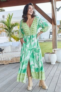 Ebony Maxi Dress - Palmetto -Dress Shop LOOK42 JAASE 7THJUNE BRONTIE 0348