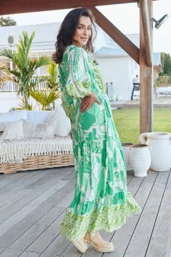 Ebony Maxi Dress - Palmetto -Dress Shop LOOK42 JAASE 7THJUNE BRONTIE 0358