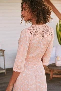 Indiana Maxi Dress - Peach Island -Dress Shop LOOK50 JAASE 5thJULY2023 2471