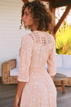 Indiana Maxi Dress - Peach Island -Dress Shop LOOK50 JAASE 5thJULY2023 2473