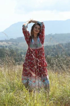 Miriam Boho Dress - Rococco Red - Preorder -Dress Shop MIRIAM BOHO DRESS ROCOCO RED 4 800x fd2f5647 f9f7 47bc 8db7 9eb70f121266