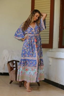 Pishon Kimono Dress - Lapis Lazuli - Preorder -Dress Shop PISHON KIMONO DRESS LAPIS LAZULI 4 1000x1500 9b230353 4d67 4166 b1a8 196501e80be3