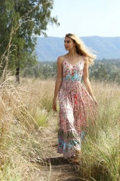 Ravennah Maxi Dress - Lotus - Preorder