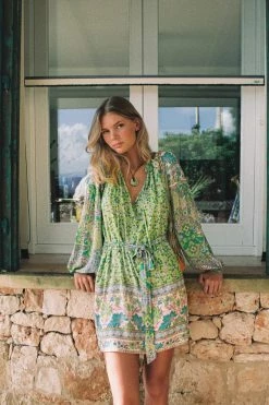 Sacramento Tunic Dress - Apple