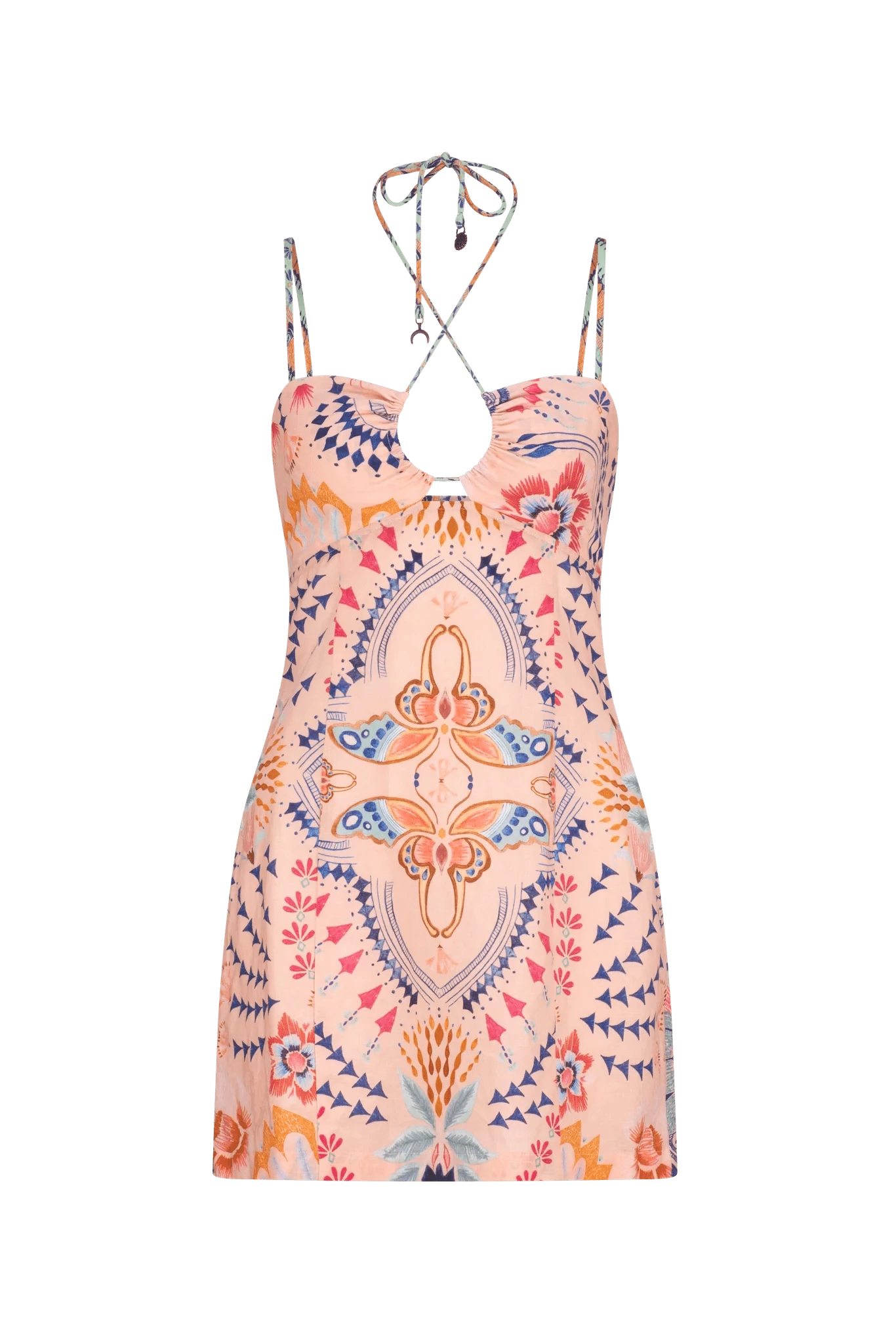 Wandering Folk Olive Mini Dress - Rosa 4 Wandering Folk Olive Mini Dress - Rosa - Image 4