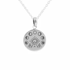 Moon And The Mountains Medallion Necklace -Dress Shop necklaces moon and the mountains medallion necklace midsummer star n417 4209839407153 1800x1800 2c5c7992 948f 4a3a b51d 2d926043e5e8