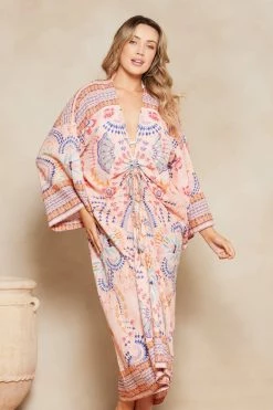 Wandering Folk Alegra Kaftan - Rosa -Dress Shop p1ydtcrq
