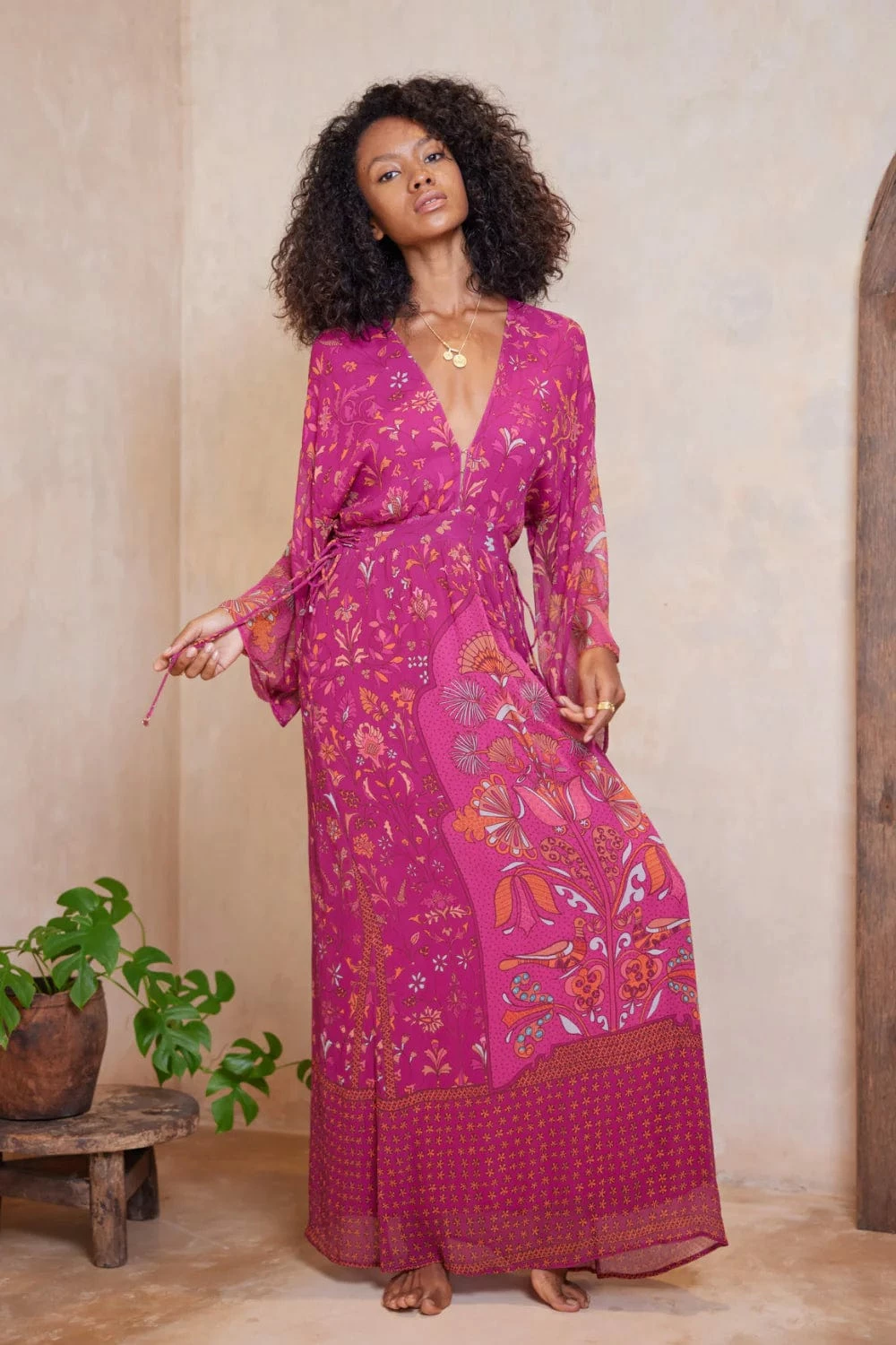 Alexandria Manda Maxi Dress - Raspberry 11 Alexandria Manda Maxi Dress - Raspberry - Image 11